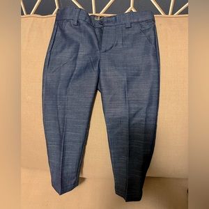 Littlest Prince Couture blue dress pants. Size 24m.